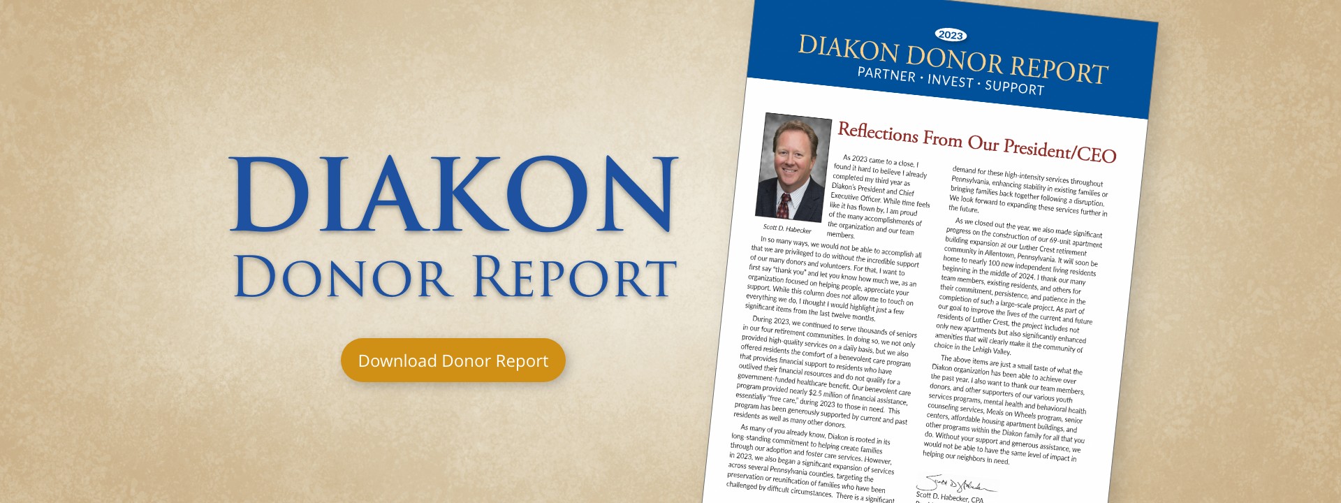 2023 Diakon Donor Report