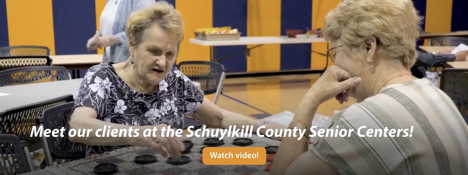 Meet our clients at the Schuylkill County Senior Centers slider image